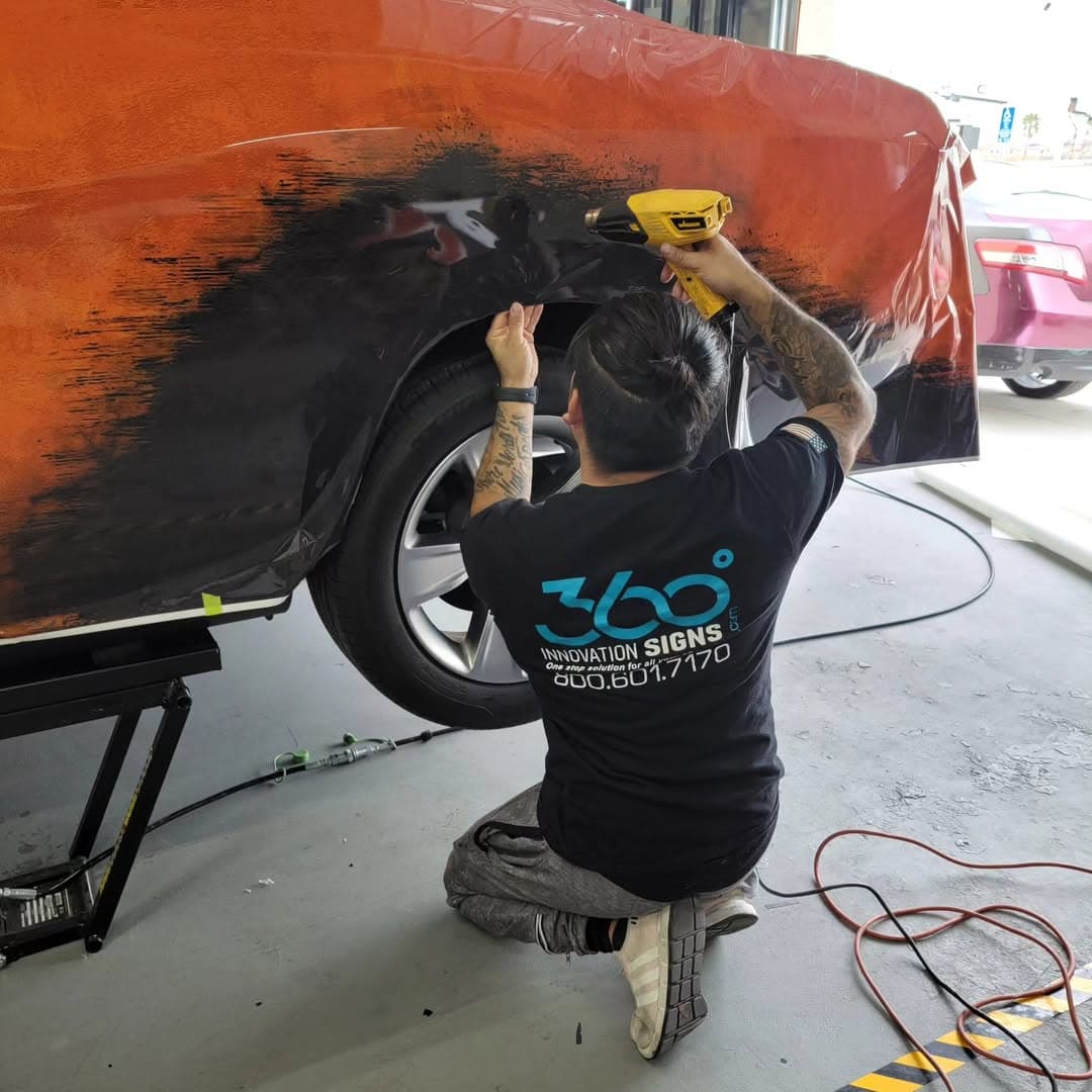 Finished wrap in our LA install bay